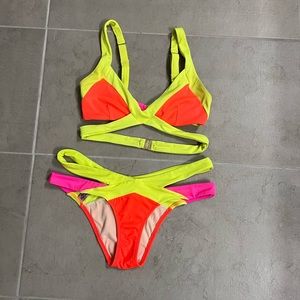 Agent Provocateur Mazzy Bikini Swim Neon